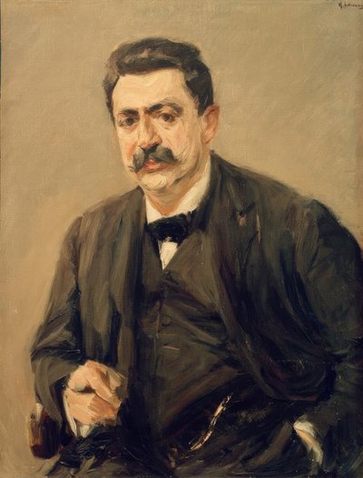 Portret Dr. Julius Elias door Max Liebermann